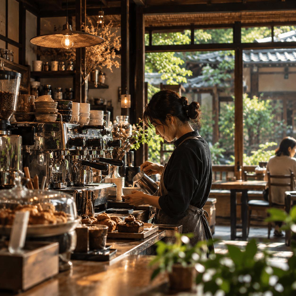 Independent coffee shop in Kyoto