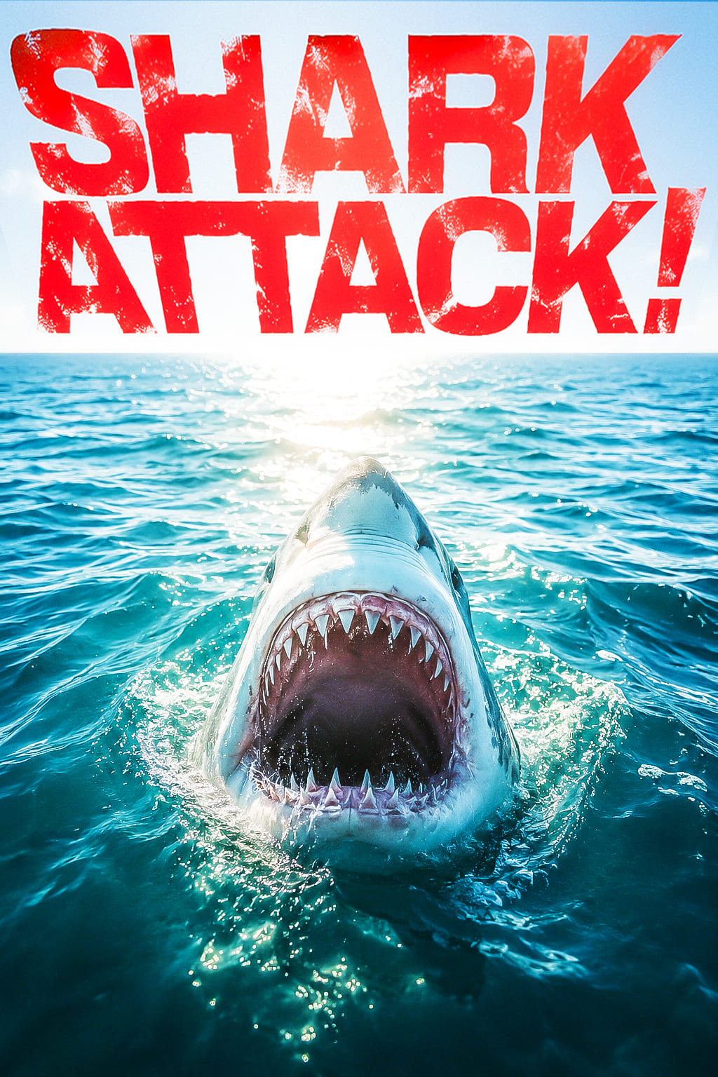 『Shark Attack!』映画ポスターデザイン
